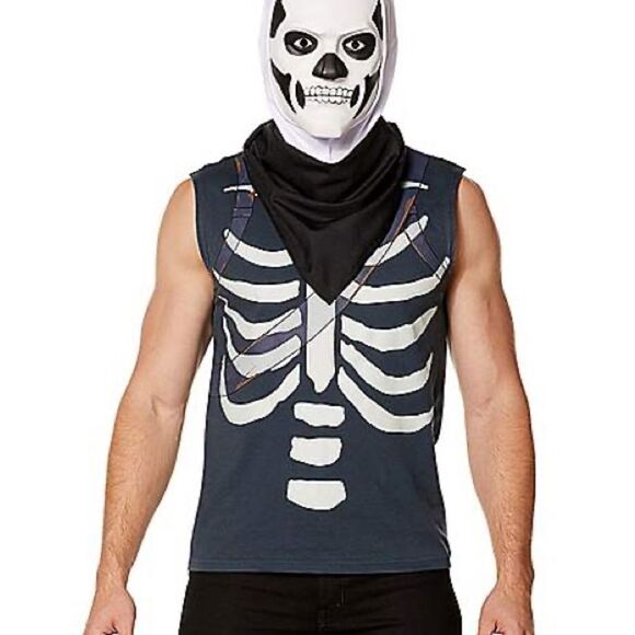 Spirit Halloween Skull Trooper Kit - Fortnite with BONUS ACCESSORIES - Picture 1 of 13